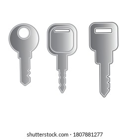 vector set of key.vector illustration