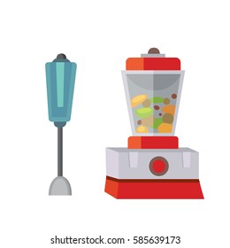 Vector Set Kitchen Utensils. cooking tools flat style. cook equipment isolated objects