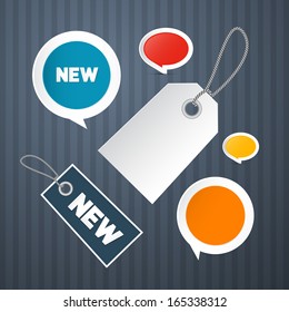 Vector Set of Labels, Tags