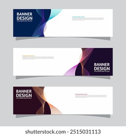 Vektorgrafik des Hintergrunddesign-Konzepts für Landschaftsbanner. Farbige Hintergrund Business Layout Vorlage