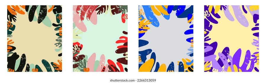 Papel de decoración de vectores de hojas. Ilustración vectorial. Diseño de plantillas de hojas creativas. Adecuado para afiches, pancartas, medios sociales y portada de páginas. Plantilla de hojas coloridas.
