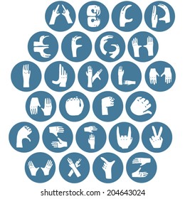 vector set of letter