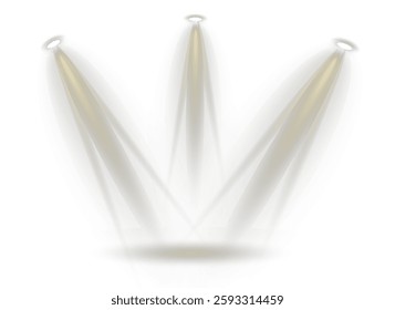 The vector set of light includes a light source, studio lighting, walls, and a PNG. It also includes spotlight lighting and a spotlight PNG. Finally, it includes light beams and a light effect.