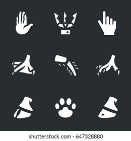 Vector Set of Limbs Icons.