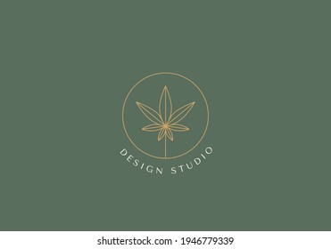 Vector set of linear boho icons and symbols - sun logo design templates - abstract design elements for decoration in modern minimalist style