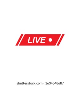 vector set of live streaming icon multimedia logo concept 
