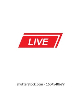 vector set of live streaming icon multimedia logo concept 