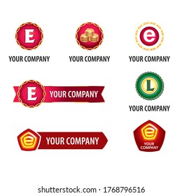 Conjunto de vectores de diseño de logotipo. Iconos para los negocios