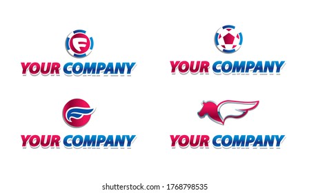Vector set of logo design. Icons for business