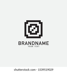 Vector set of logo design templates in simple trendy linear style. Mono line icons and signs