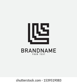 Vector set of logo design templates in simple trendy linear style. Mono line icons and signs