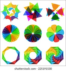 vector set: logos design elements