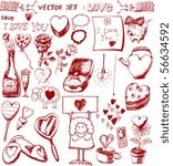 vector set - love