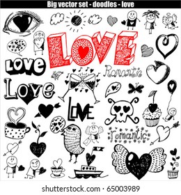 vector set - love