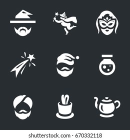 Vector Set of Magic Icons.