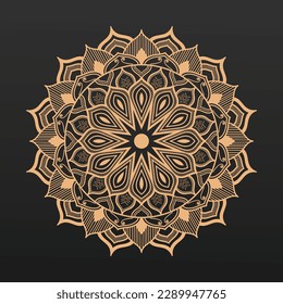 conjunto vectorial de mandala decorativa y ornamental diseño para página de coloreado, tarjeta de saludo, invitación. vector hermoso diseño de mandala floral, elemento decorativo ornamental creativo en forma de círculo.