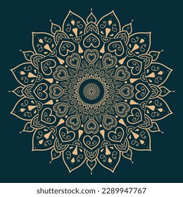 conjunto vectorial de mandala decorativa y ornamental diseño para página de coloreado, tarjeta de saludo, invitación. vector hermoso diseño de mandala floral, elemento decorativo ornamental creativo en forma de círculo.
