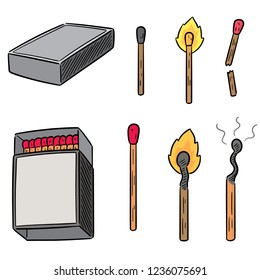 vector set of matches