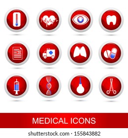 Vector set of medical icons