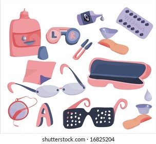 vector set of medical icons
