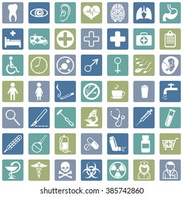 Vector Set of Medical Icons