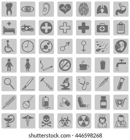 Vector Set of Medical Icons