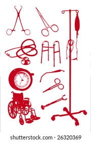 Vector Set Of Medicine