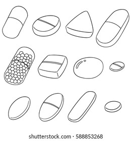 vector set of medicine