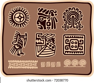 Vector Set Of Mexican Design Elements