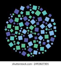 Vector set of minimal backgrounds with organic abstract shapes and sample text in pastel colors