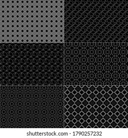 Vector set of minimal pattern. Geometric Line and shape design. Vector Illustrate.