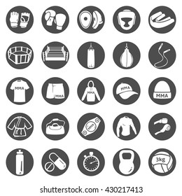 Vector Boxing Icons Stock Vector (Royalty Free) 154525496