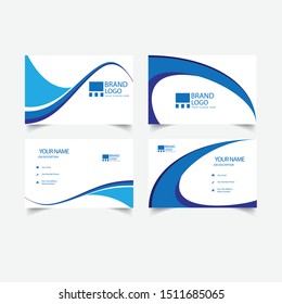 Vector set Modern Creative and Clean Business and corporate identity Card Template