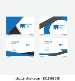 Vector set Modern Creative and Clean Business and corporate identity Card Template