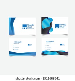 Vector set Modern Creative and Clean Business and corporate identity Card Template