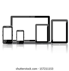 Vector set of Modern Digital devices 