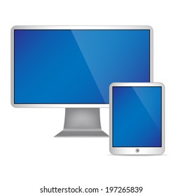 Vector set of Modern Digital devices