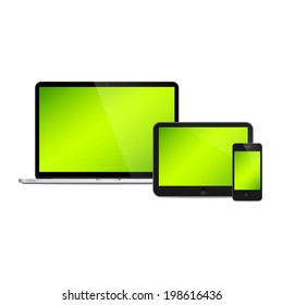 Vector set of Modern Digital devices