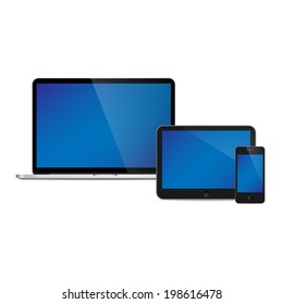 Vector set of Modern Digital devices