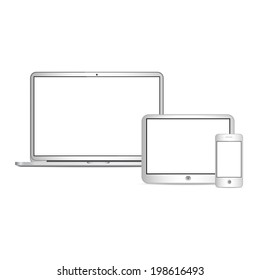 Vector set of Modern Digital devices