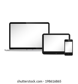 Vector set of Modern Digital devices