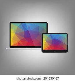 Vector set of Modern Digital devices