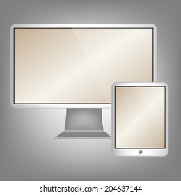 Vector set of Modern Digital devices