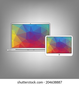 Vector set of Modern Digital devices
