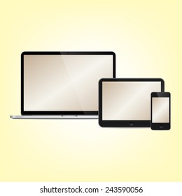 Vector set of Modern Digital devices