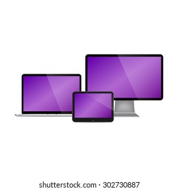 Vector set of Modern Digital devices