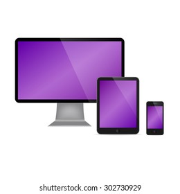 Vector set of Modern Digital devices