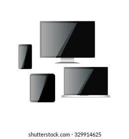 Vector set of Modern Digital devices