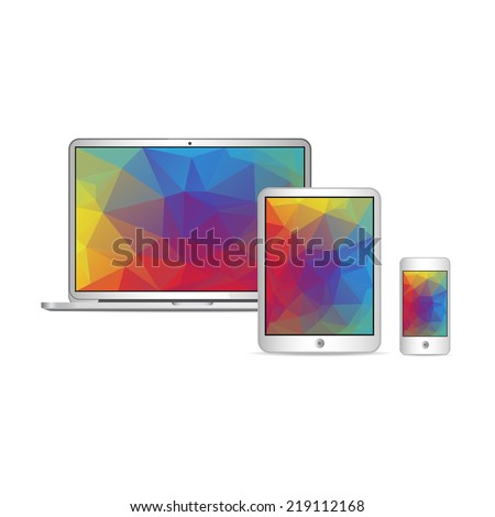 Vector set of Modern Digital devices