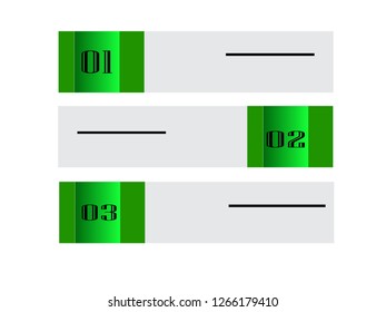 Vector set of modern horizontal website banners,Clean web headers design with overlay effect.